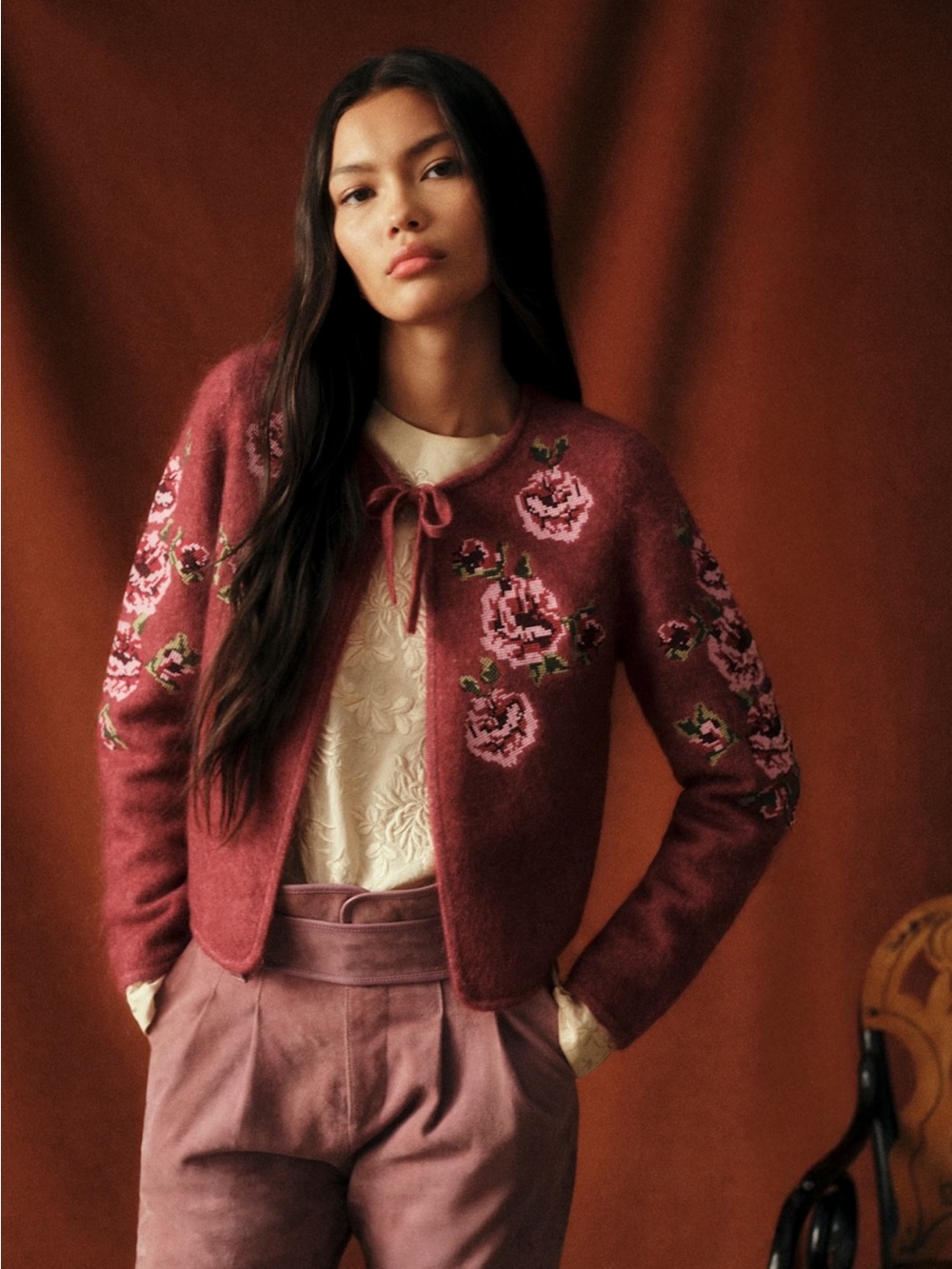NWT Sézane x Baziszt Alice Cardigan S